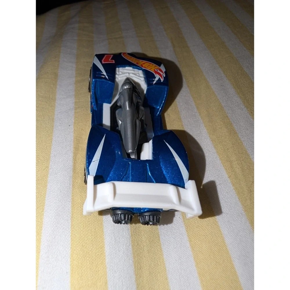 Hot Wheels 2011 Imparable Diecast Car Blue HW Race Series 1:64 Scale Toy
